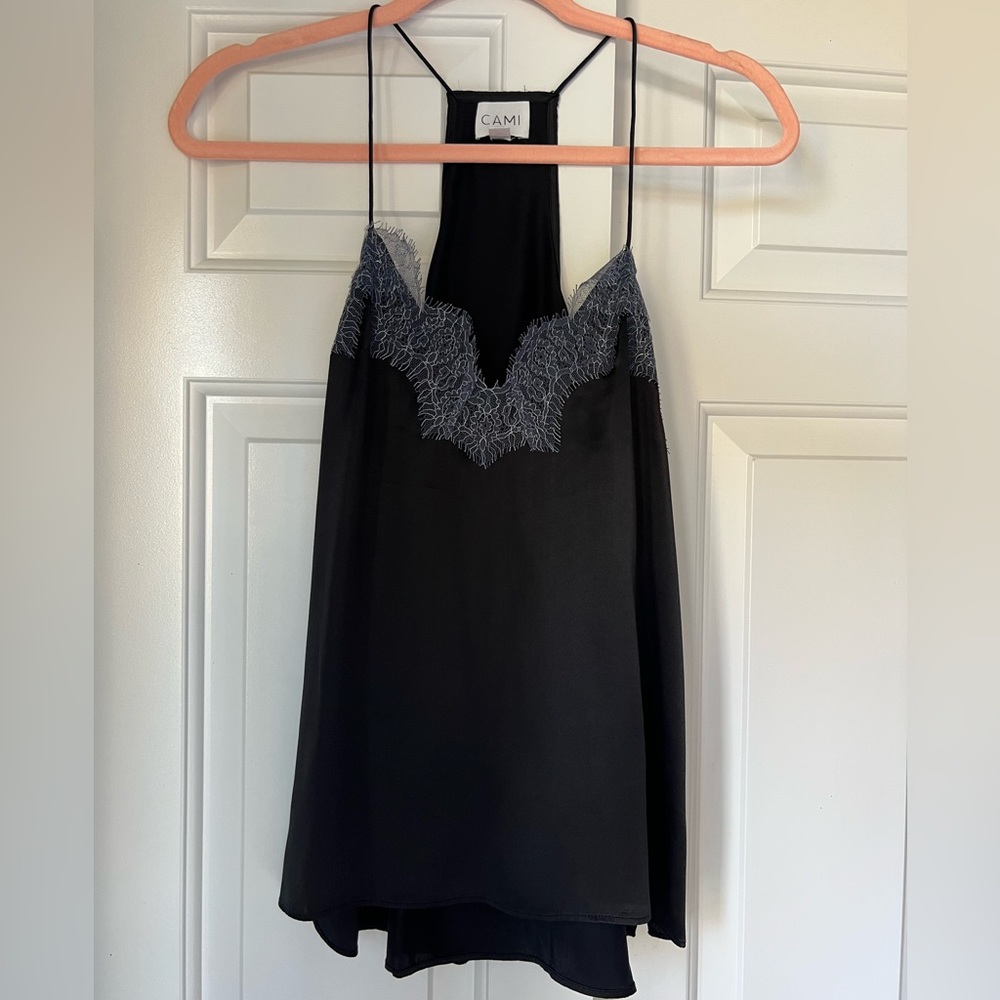 Silk camisole, almost new, worn once and dry cleaned after, XS, but fits S too.